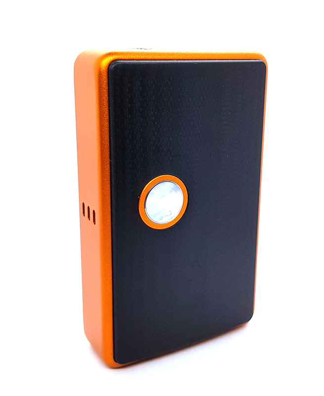 vapexperts Billet Box Mod Kurbiskuchen Orange Button Mop Plates G10 Output 60W 1