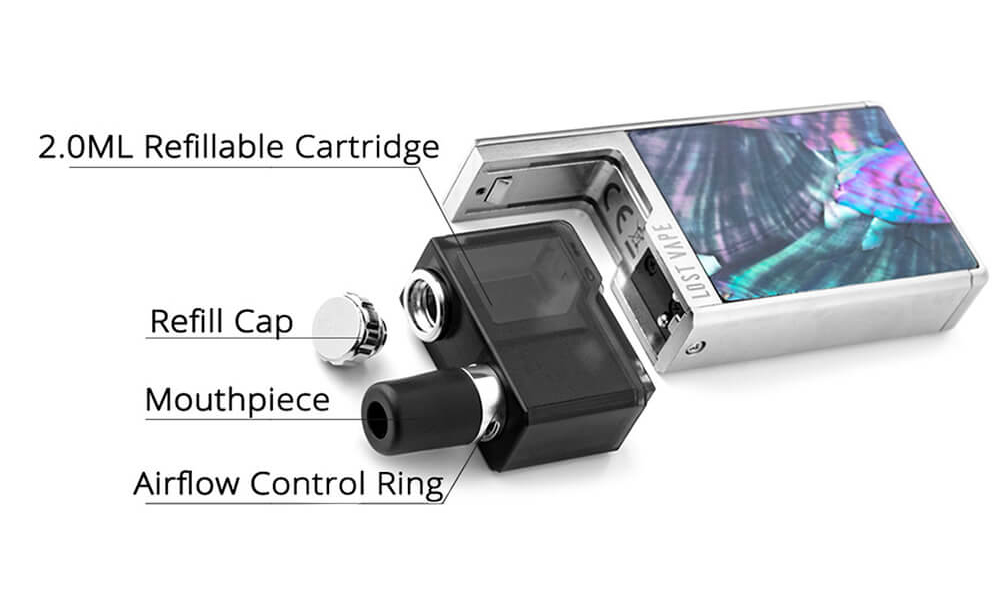 Box Orion DNA Go 40W 950 mAh Lost Vape vapexperts 31