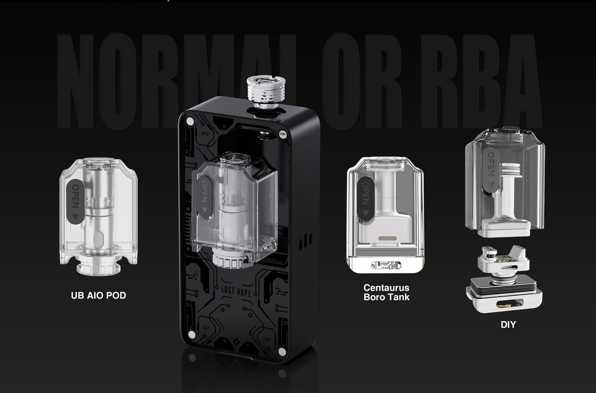 centaurus b60 80 aio kit 18650 by lost vape 3